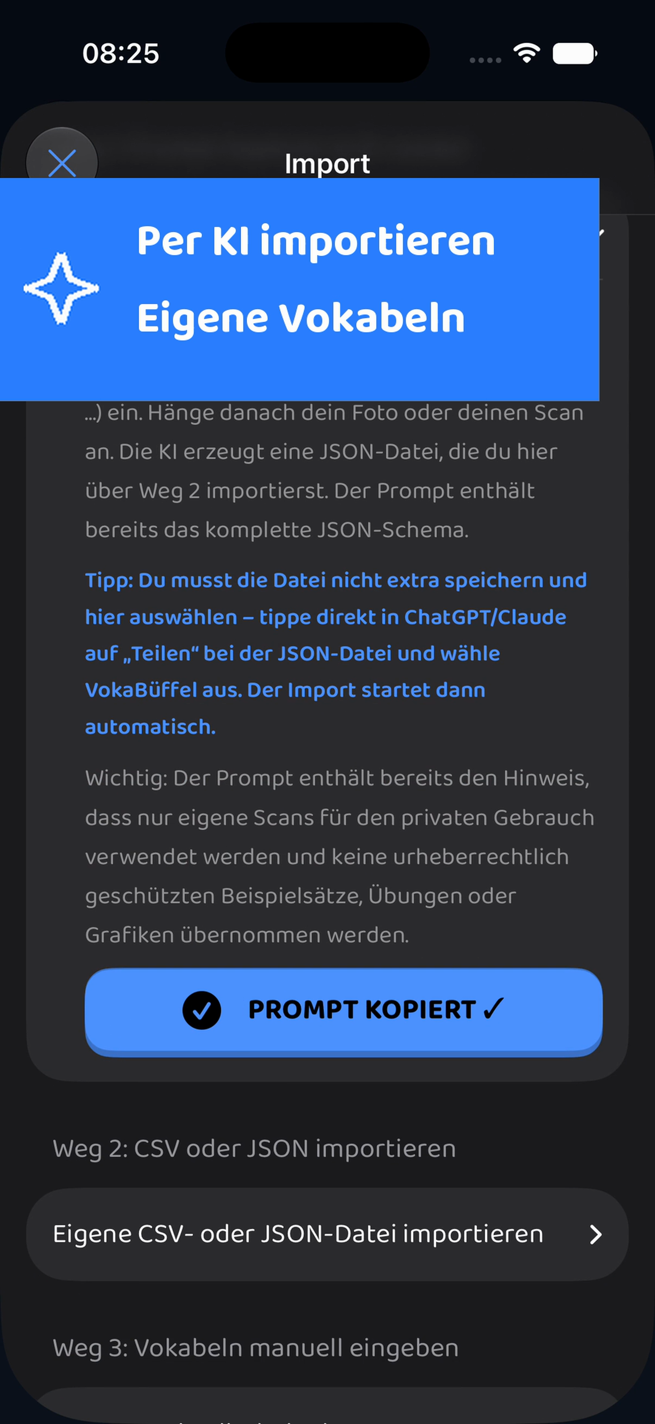 KI-Import